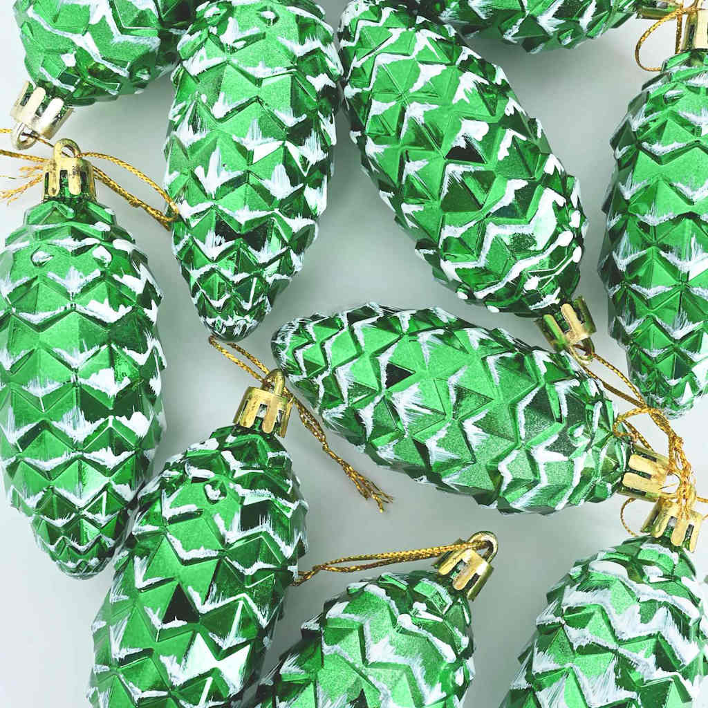 VidaXL Kerstdennenappeltje 40 pcs Groen