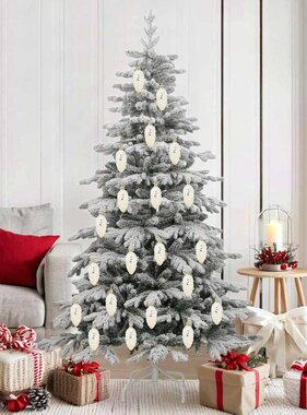 VidaXL Kerstdennenappeltje 40 pcs champagne