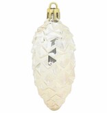 VidaXL Kerstdennenappeltje 40 pcs champagne