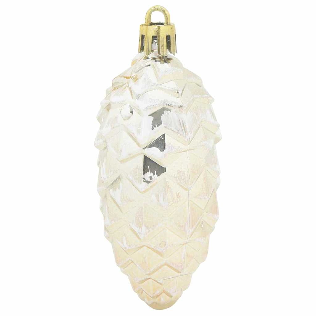 VidaXL Kerstdennenappeltje 40 pcs champagne