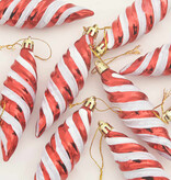 VidaXL Kerst Spiralvorm Bal 40 pcs Rood