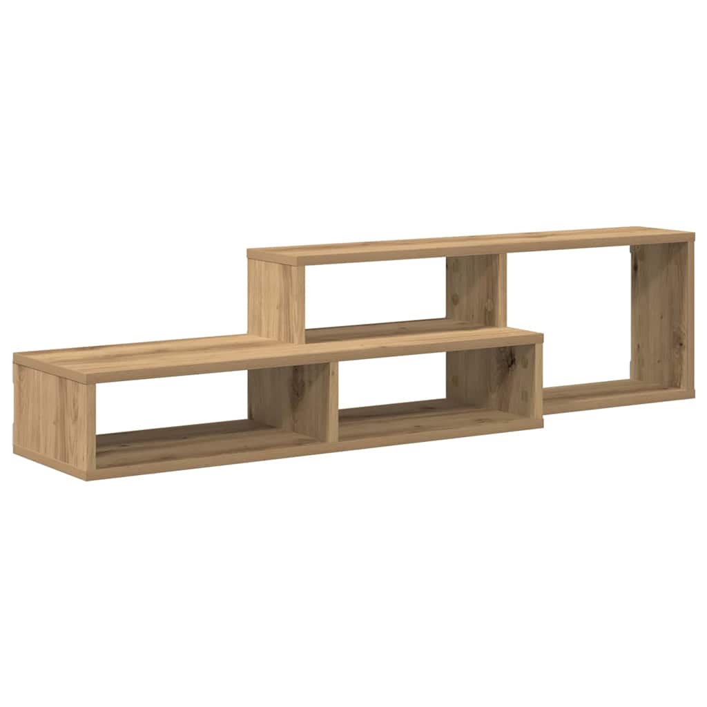 VidaXL TV-stand 120x25x28,5cm Bewerkt hout