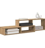 VidaXL TV-stand 120x25x28,5cm Bewerkt hout