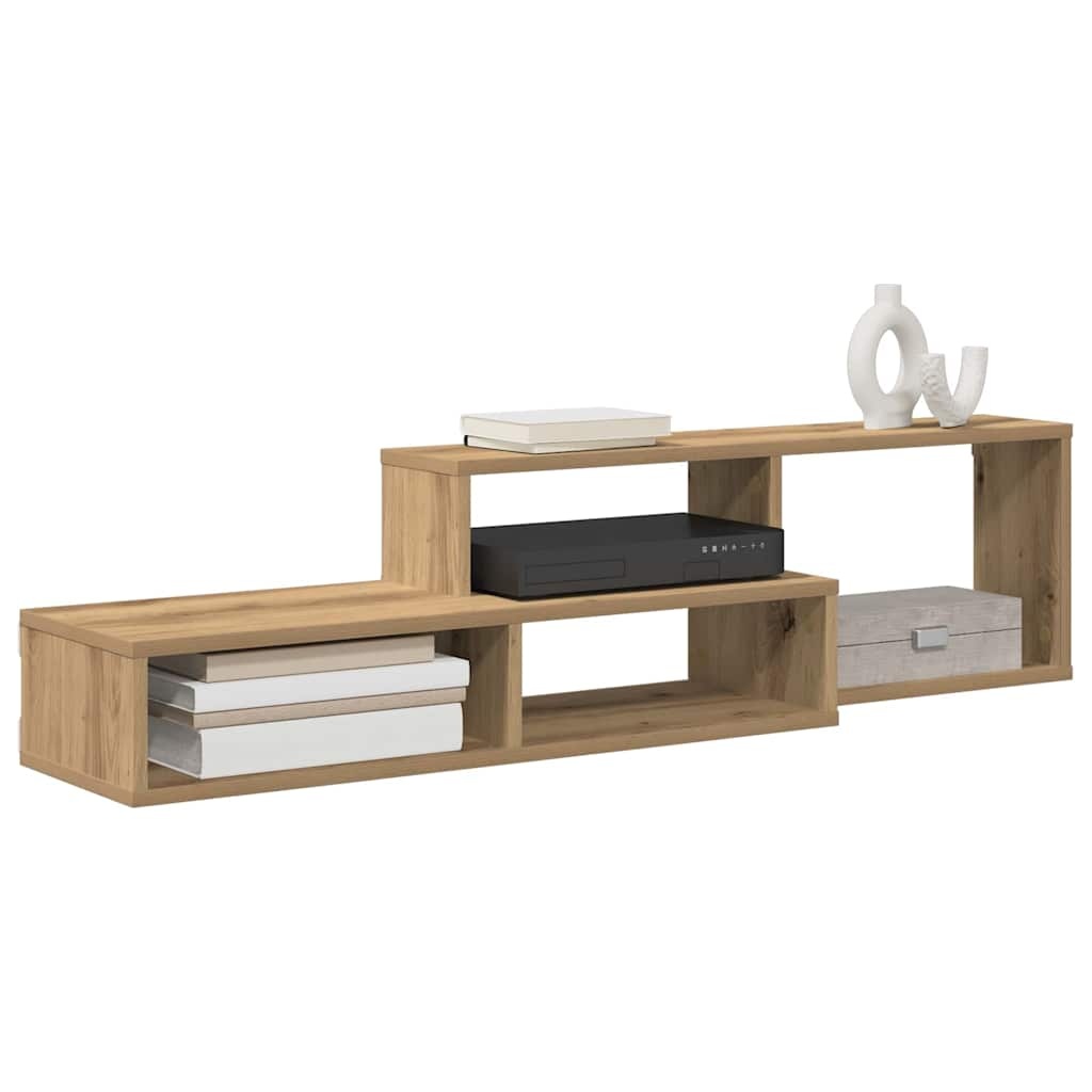 VidaXL TV-stand 120x25x28,5cm Bewerkt hout