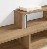 VidaXL TV-stand 120x25x28,5cm Bewerkt hout