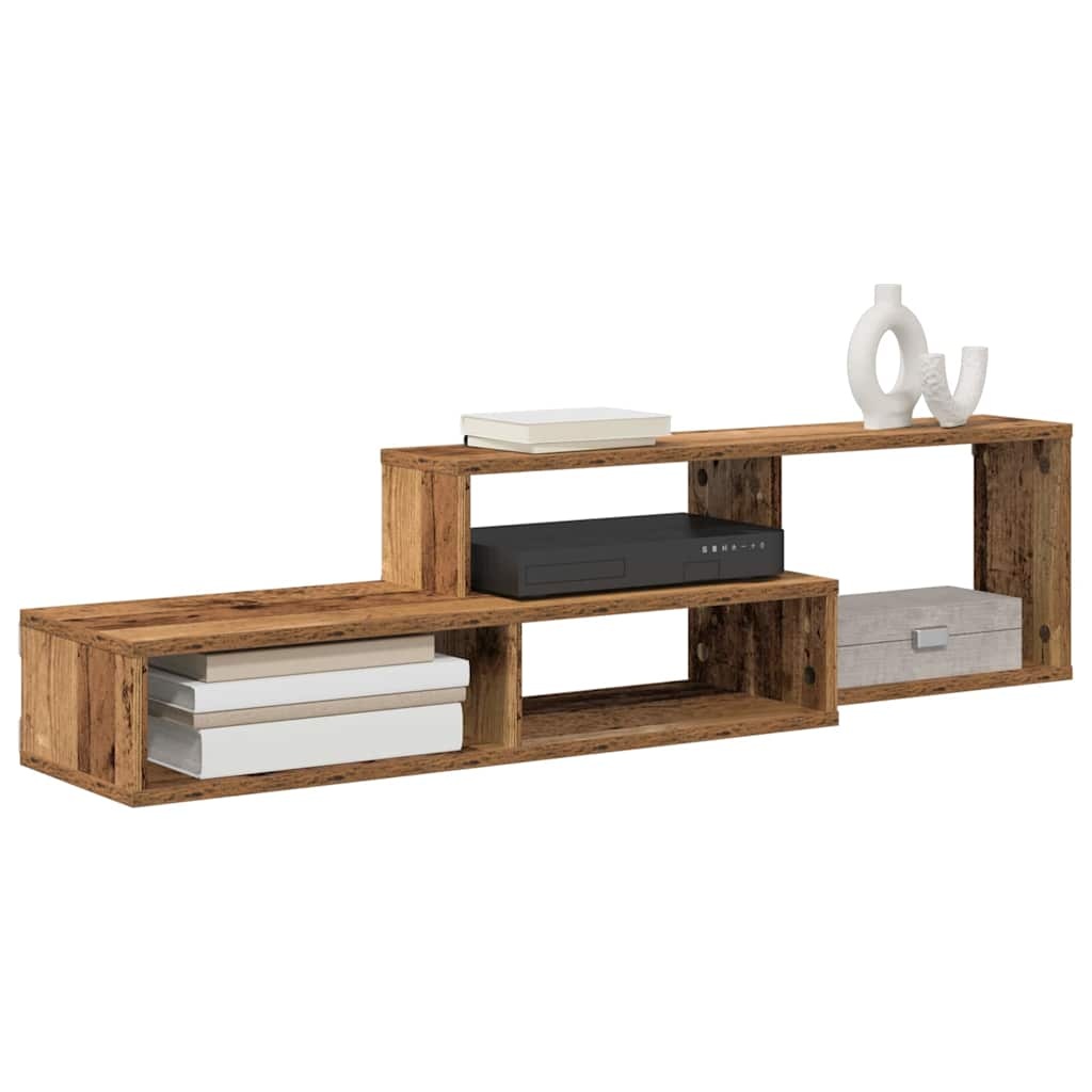 VidaXL TV-stand 120x25x28,5cm Bewerkt hout