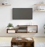 VidaXL TV-stand 120x25x28,5cm Bewerkt hout