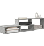 VidaXL TV-stand 120x25x28,5cm Bewerkt hout