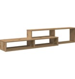 VidaXL TV-stand 150x25x28,5cm Bewerkt hout