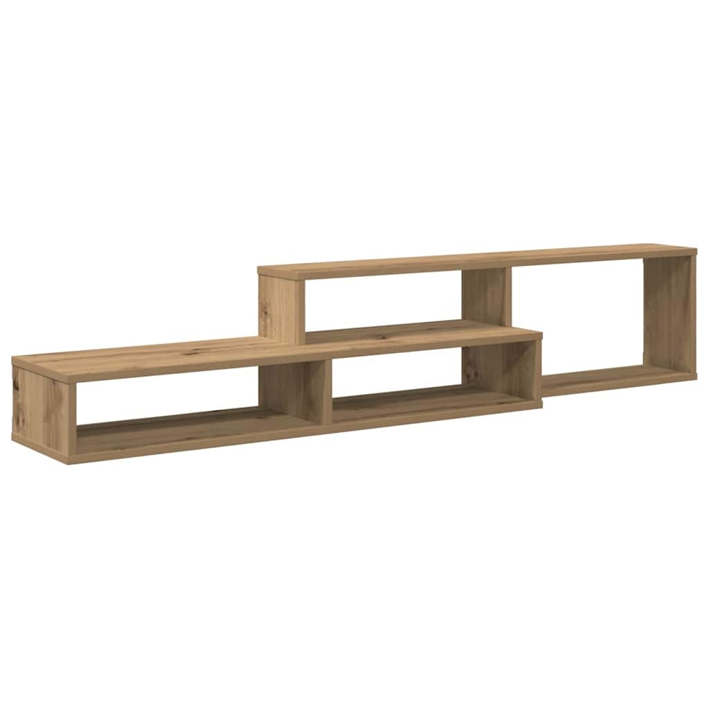 VidaXL TV-stand 150x25x28,5cm Bewerkt hout
