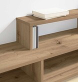 VidaXL TV-stand 150x25x28,5cm Bewerkt hout