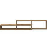 VidaXL TV-stand 150x25x28,5cm Bewerkt hout