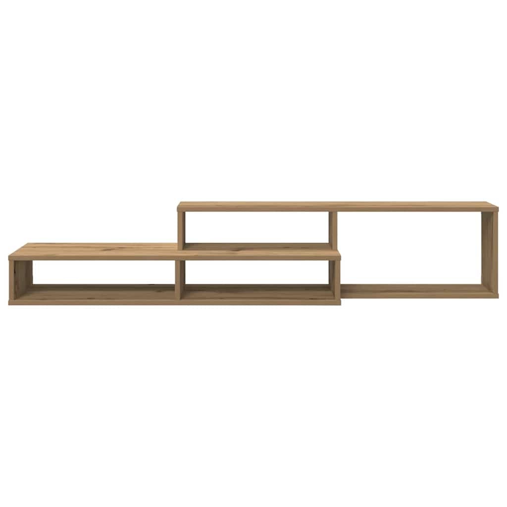 VidaXL TV-stand 150x25x28,5cm Bewerkt hout