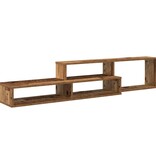 VidaXL TV-stand 150x25x28,5cm Bewerkt hout