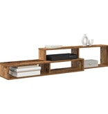 VidaXL TV-stand 150x25x28,5cm Bewerkt hout