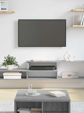 VidaXL TV-stand 150x25x28,5cm Bewerkt hout