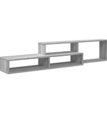 VidaXL TV-stand 150x25x28,5cm Bewerkt hout