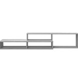 VidaXL TV-stand 150x25x28,5cm Bewerkt hout