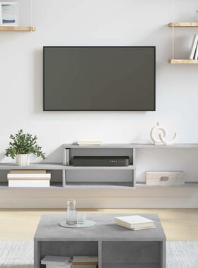 VidaXL TV-stand 150x25x28,5cm Bewerkt hout