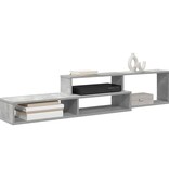 VidaXL TV-stand 150x25x28,5cm Bewerkt hout