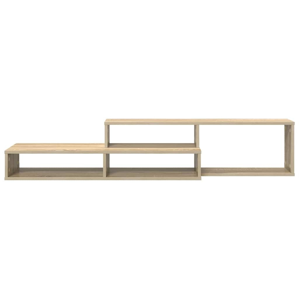 VidaXL TV-stand 150x25x28,5cm Bewerkt hout