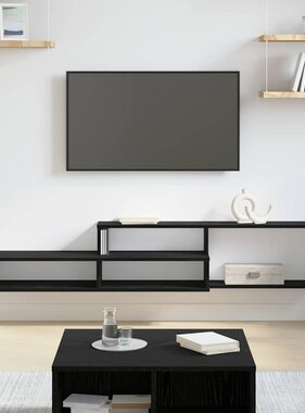 VidaXL TV-stand 150x25x28,5cm Bewerkt hout