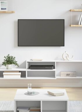 VidaXL TV-stand 150x25x28,5cm Bewerkt hout