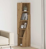 VidaXL Hoekkast Wit 32x32x140cm Bewerkt hout