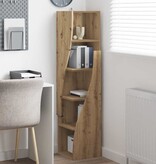 VidaXL Hoekkast Wit 32x32x140cm Bewerkt hout