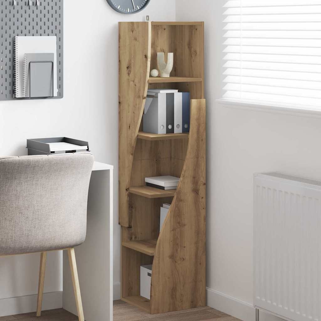 VidaXL Hoekkast Wit 32x32x140cm Bewerkt hout