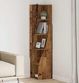 VidaXL Hoekkast Wit 32x32x140cm Bewerkt hout