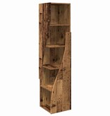 VidaXL Hoekkast Wit 32x32x140cm Bewerkt hout