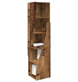 VidaXL Hoekkast Wit 32x32x140cm Bewerkt hout