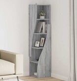 VidaXL Hoekkast Wit 32x32x140cm Bewerkt hout