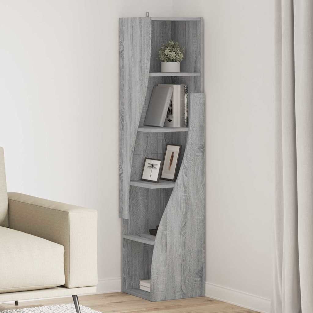 VidaXL Hoekkast Wit 32x32x140cm Bewerkt hout