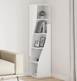 VidaXL Hoekkast Wit 32x32x140cm Bewerkt hout