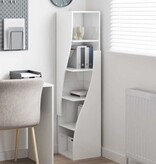 VidaXL Hoekkast Wit 32x32x140cm Bewerkt hout