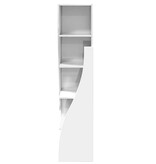 VidaXL Hoekkast Wit 32x32x140cm Bewerkt hout