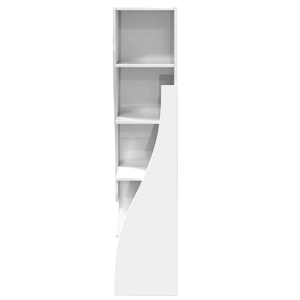 VidaXL Hoekkast Wit 32x32x140cm Bewerkt hout