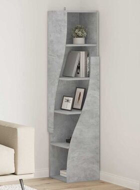 VidaXL Hoekkast Wit 32x32x140cm Bewerkt hout