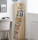 VidaXL Hoekkast Wit 32x32x140cm Bewerkt hout