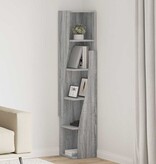 VidaXL Hoekkast Wit 27,5x27x140cm Bewerkt hout