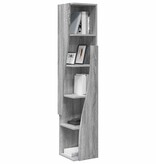 VidaXL Hoekkast Wit 27,5x27x140cm Bewerkt hout