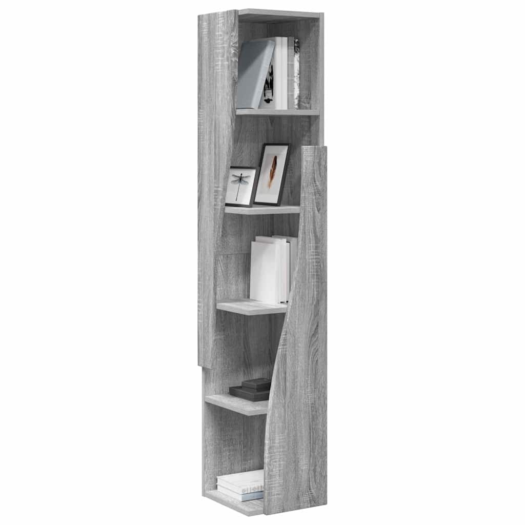 VidaXL Hoekkast Wit 27,5x27x140cm Bewerkt hout