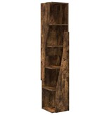 VidaXL Hoekkast Wit 27,5x27x140cm Bewerkt hout