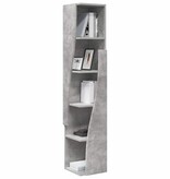 VidaXL Hoekkast Wit 27,5x27x140cm Bewerkt hout