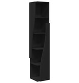 VidaXL Hoekkast Wit 27,5x27x140cm Bewerkt hout