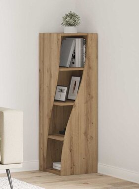 VidaXL Hoekkast Wit 32x32x102cm Bewerkt hout