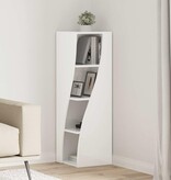VidaXL Hoekkast Wit 32x32x102cm Bewerkt hout