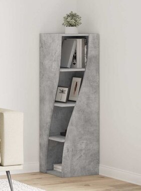 VidaXL Hoekkast Wit 32x32x102cm Bewerkt hout